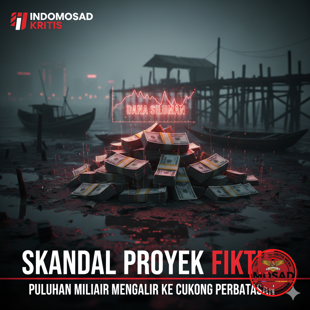 Evidence: SKANDAL PROYEK FIKTIF: DANA SILUMAN PULUHAN MILIAR MENGALIR KE REKENING CUKONG PERBATASAN