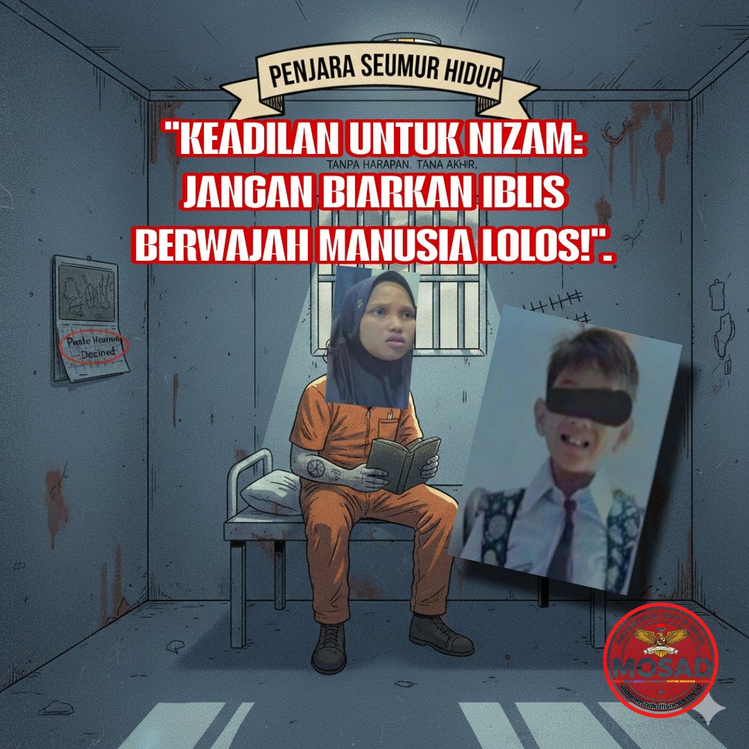 Evidence: "TANGIS NIZAM DIBALIK TEMBOK KEJAM: Ibu Tiri 'Iblis' Pontianak Siksa Bocah Tak Berdaya Hingga Tewas, Hukum Mati atau Sekadar Penjara?"