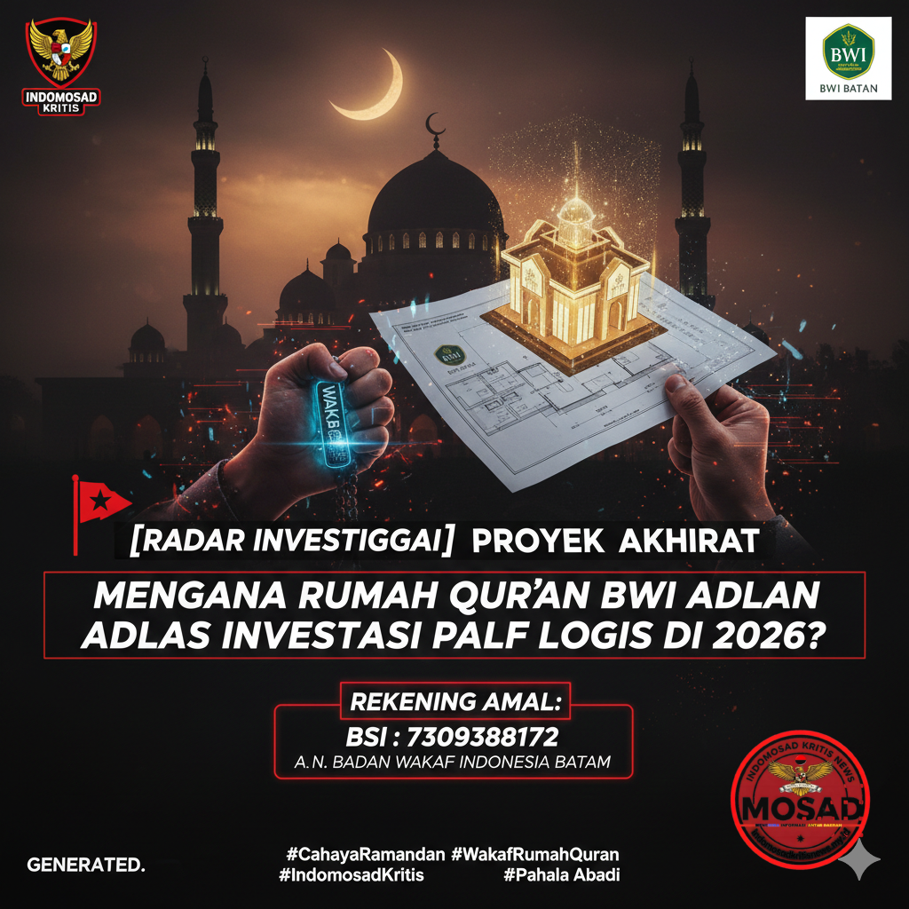 Evidence: MEMBEDAH PROYEK AKHIRAT: MENGAPA RUMAH QUR'AN BWI BATAM ADALAH INVESTASI PALING LOGIS DI 2026?