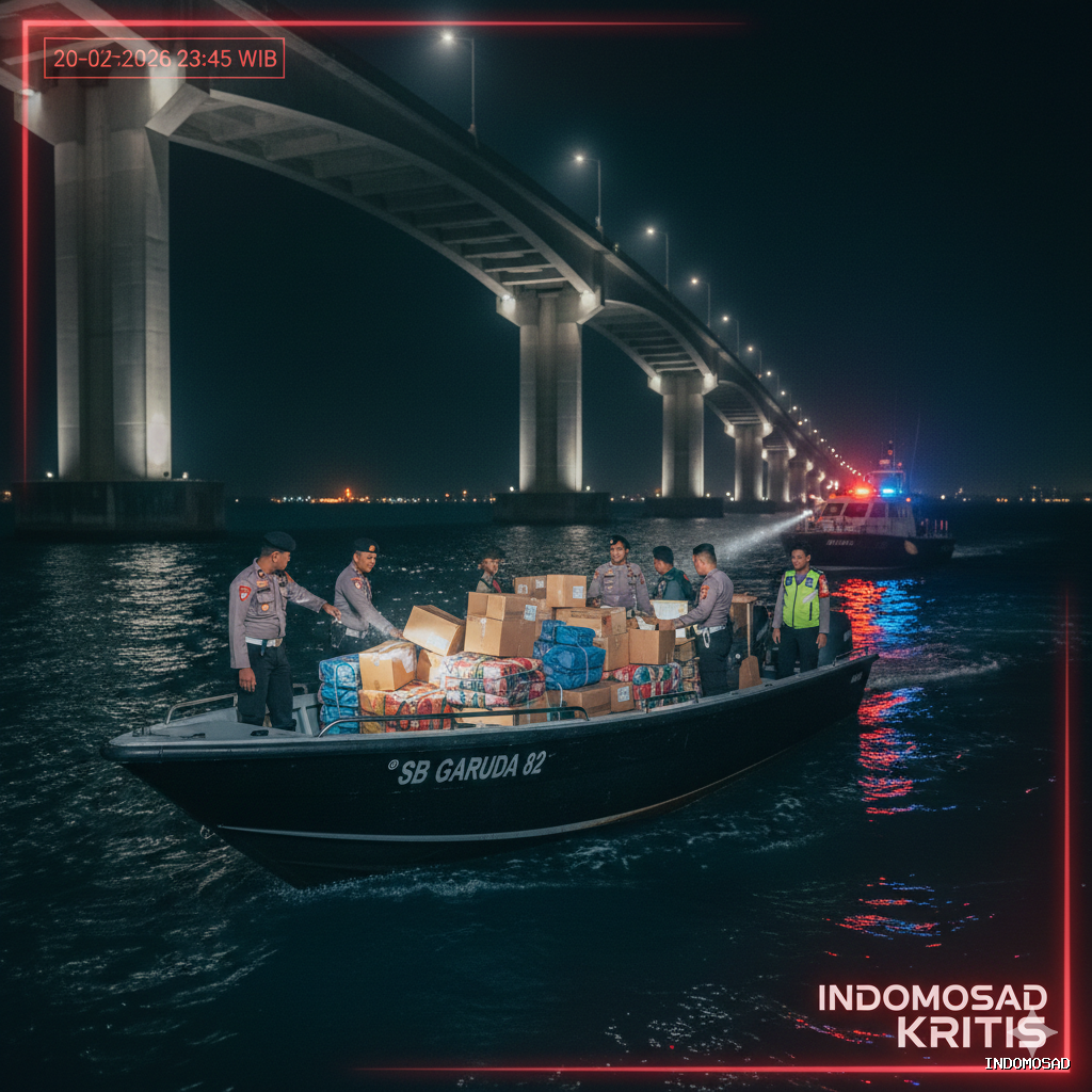 Evidence: OPERASI SENYAP DI JEMBATAN III: BEA CUKAI SERGAP SB GARUDA 82, RATUSAN KOLI BARANG JASTIP ILEGAL DISITA