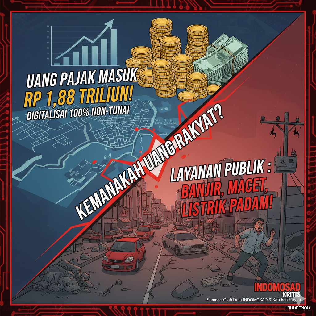 Evidence: IRONI TRILIUNAN RUPIAH: PAJAK BATAM TEMBUS RP1,88 T, TAPI RAKYAT MASIH "BERENANG" DI JALAN RAYA!