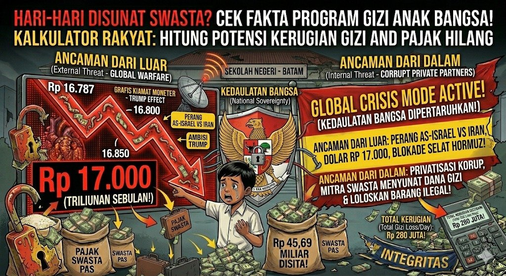 Evidence: TIMUR TENGAH MEMBARA! AS-ISRAEL VS IRAN MELETUS: AMBISI TRUMP DAN ANCAMAN BLOKADE SELAT HORMUZ SIAP CEKIK EKONOMI INDONESIA!