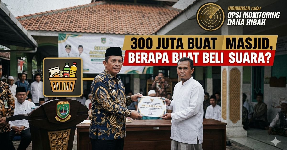 Evidence: SAFARI RAMADAN ATAU SAFARI REBUT SUARA? GUBERNUR ANSAR TEBAR 300 JUTA DI TANJUNGPINANG: KEDERMAWANAN APBD DI TENGAH JERITAN INFLASI—IBADAH ATAU MODAL POLITIK 2026?