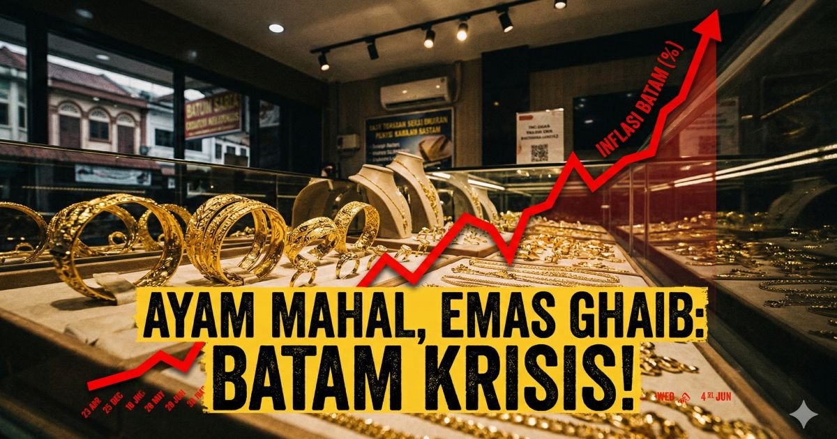 Evidence: BATAM MEMBARA! INFLASI TEMBUS 3,13 PERSEN: EMAS JADI BARANG GHAIB, DAGING AYAM "TERBANG" TINGGI—RAKYAT MAKIN TERCEKIK DI TENGAH MEGAHNYA MALL!