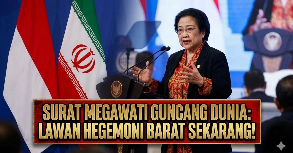 Evidence: SURAT "SAKTI" MEGAWATI UNTUK IRAN! PESAN KERAS DARI TEUKU UMAR: SAATNYA ASIA-AFRIKA BERSATU LAWAN ZIONIS—SINYAL KEBANGKITAN POROS JAKARTA-TEHERAN GUNCANG GEDUNG PUTIH!