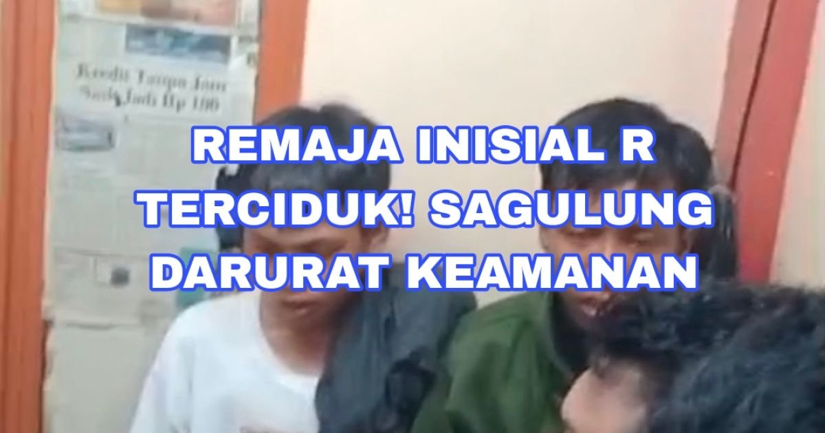Evidence: SAGULUNG APARTEMEN BERDARAH DINGIN! REMAJA 14 TAHUN INISIAL "R" TERTANGKAP BASAH MELAKUKAN PENCURIAN: DIMANA PENGAWASAN ORANG TUA DAN KEAMANAN RT/RW SAAT MAUT MENGINTAI PROPERTI WARGA?