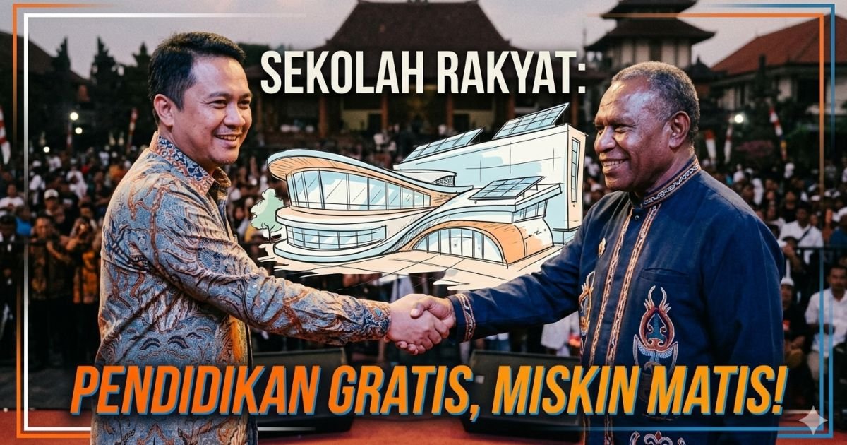 Evidence: GUS IPUL "GUNCANG" PAPUA BARAT! SEKOLAH RAKYAT JADI SENJATA MATIKAN KEMISKINAN: TIAP KABUPATEN WAJIB PUNYA 1.000 KURSI GRATIS—MANDACAN SIAP EKSEKUSI REVOLUSI SOSIAL DARI TIMUR!