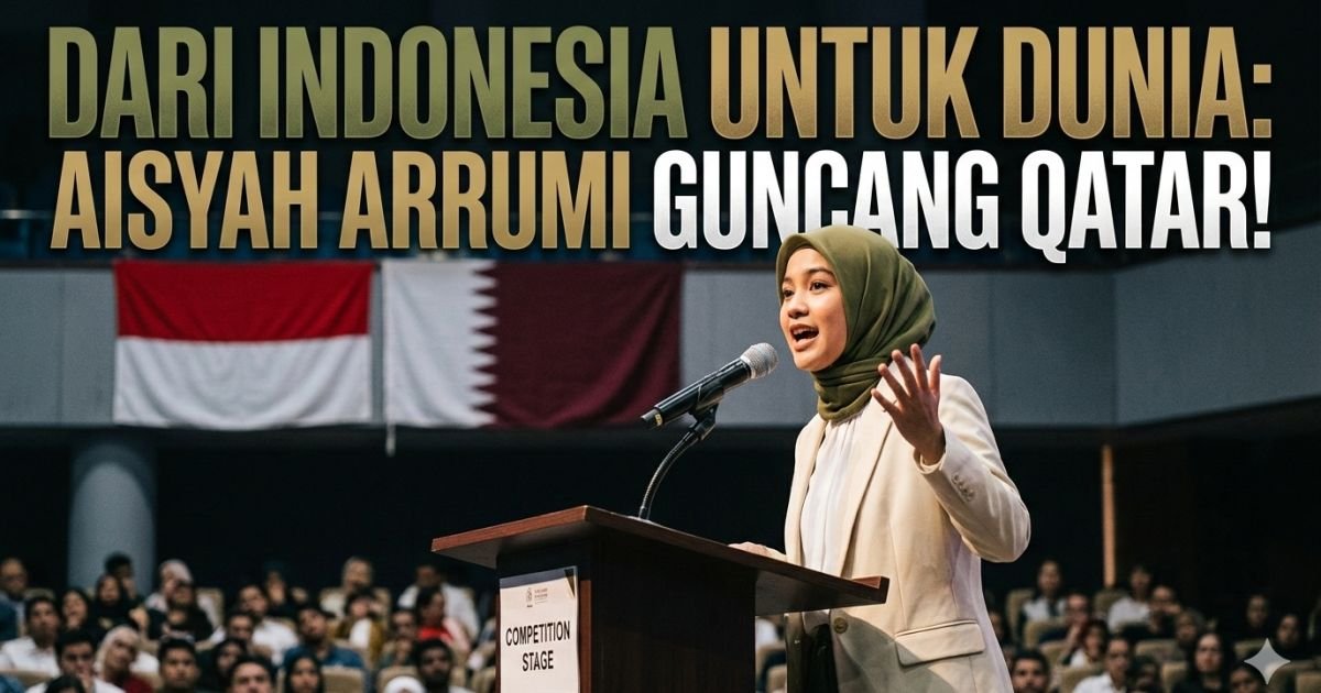 Evidence: DUNIA TERKESIMA! AISYAH ARRUMI TEMBUS FINAL KOMPETISI AL-QUR'AN DI QATAR: RADAR INDOMOSAD: MARWAH INDONESIA BERGETAR DI TIMUR TENGAH, SAATNYA GENERASI MUDA JADI DUTA SPIRITUAL DUNIA!