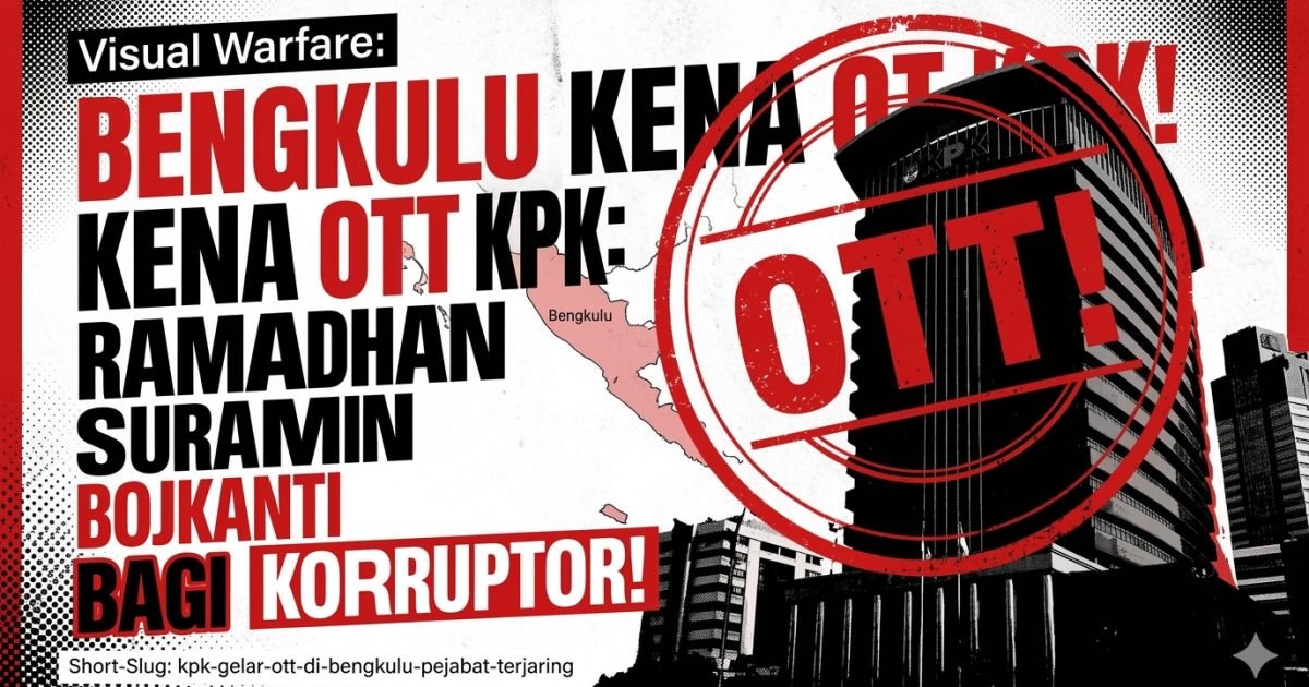 Evidence: PECAH! KPK GELAR OTT DI BENGKULU: RADAR INDOMOSAD: TIKUS KANTOR TERJEBAK PERANGKAP SAAT RAMADHAN—SIAPA PEJABAT YANG BAKAL PAKAI ROMPI ORANYE?
