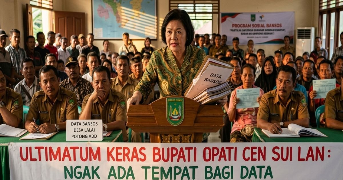 Evidence: ULTIMATUM KERAS CEN SUI LAN! DESA LALAI DATA BANSOS TERANCAM POTONG ADD: RADAR INDOMOSAD: TAK ADA TEMPAT BAGI DATA "ASAL BAPAK SENANG"—PASTIKAN BANTUAN SAMPAI KE PERUT RAKYAT, BUKAN KE KANTONG KERABAT!