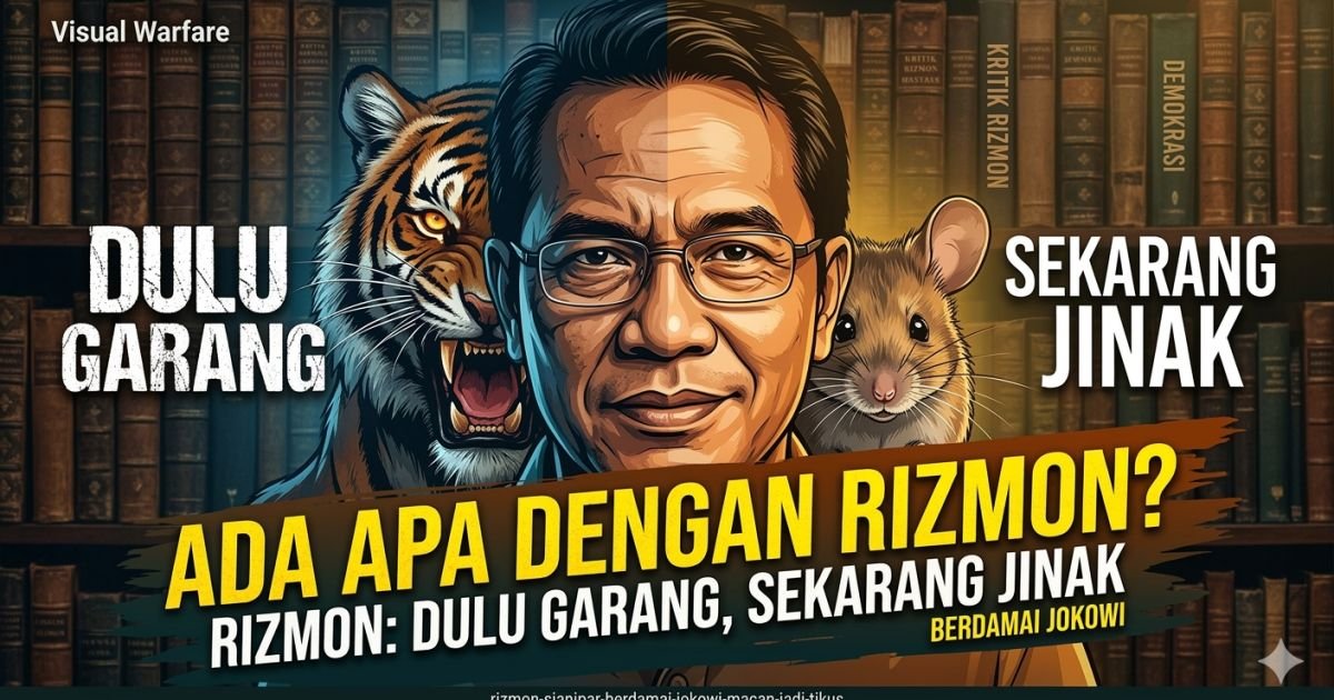 Evidence: SKANDAL "IJAZAH PALSU" BERAKHIR DAMAI? RIZMON SIANIPAR DITUDING JADI "TIKUS CELURUT": RADAR INDOMOSAD: DULU GARANG BICARA DATA, SEKARANG MELEMPEM—PUBLIK TANYA: BERAPA HARGA SEBUAH IDEOLOGI?