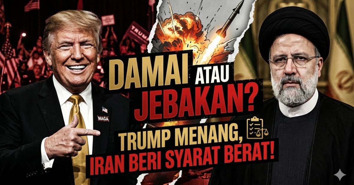 Evidence: TRUMP KLAIM MENANG, TAPI IRAN BELUM TUMBANG! 3 SYARAT BERAT TEHERAN JADI HARGA MATI: RADAR INDOMOSAD: PERANG BELUM USAI, INI ADALAH ADU MENTAL DUA RAKSASA DI TEPI JURANG NUKLIR!