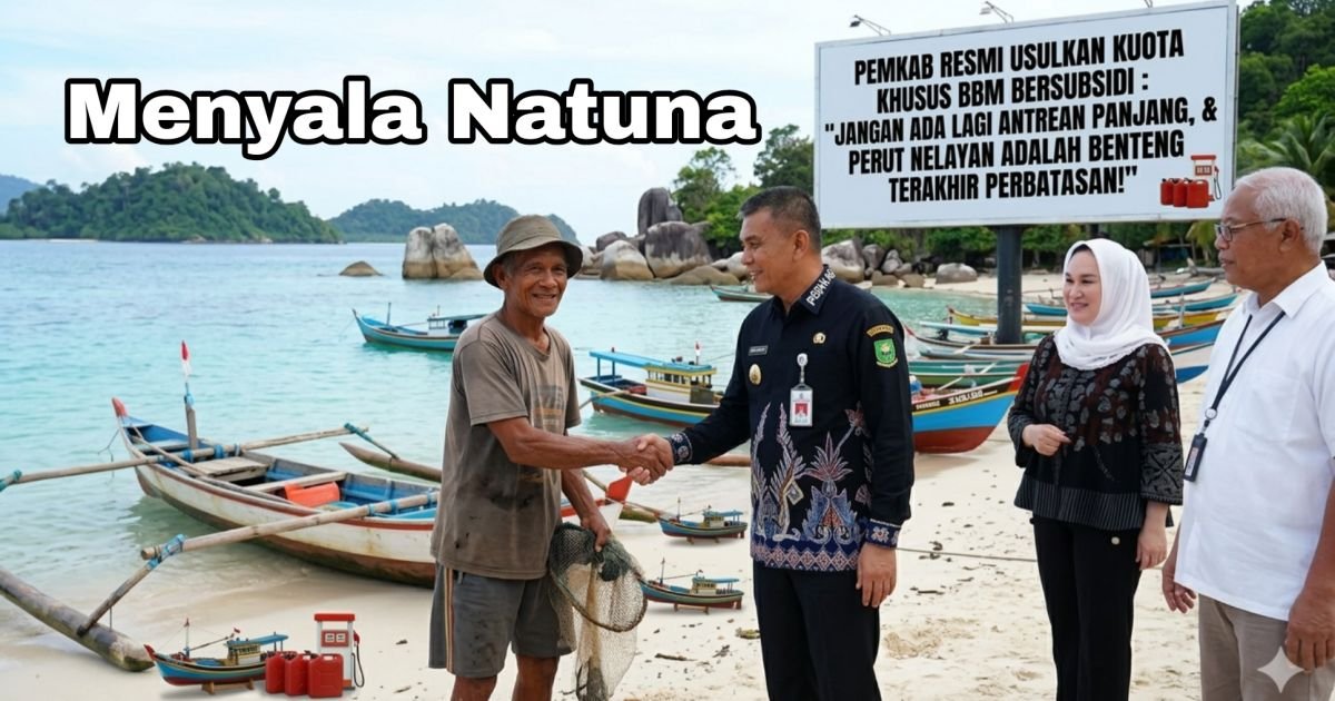 Evidence: NELAYAN NATUNA DAPAT ANGIN SEGAR! PEMKAB RESMI USULKAN KUOTA KHUSUS BBM BERSUBSIDI: RADAR INDOMOSAD: JANGAN ADA LAGI ANTREAN PANJANG, PERUT NELAYAN ADALAH BENTENG TERAKHIR PERBATASAN!