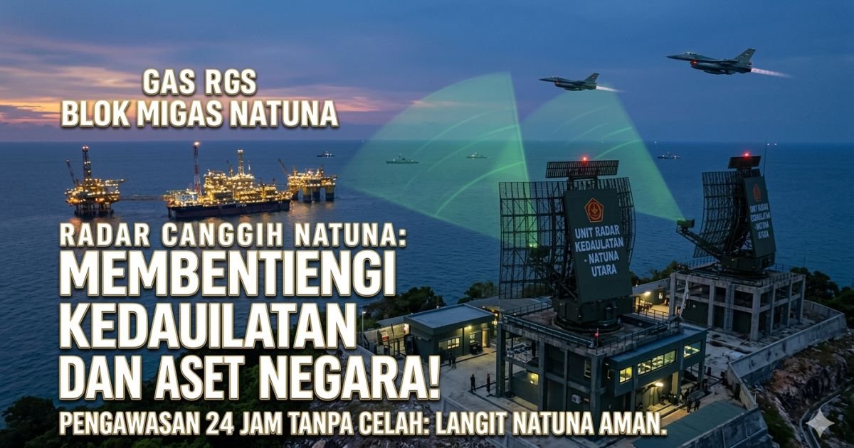 Evidence: RADAR CANGGIH NATUNA ON! PANGKATKAN PENGAWASAN RUANG UDARA DI ATAS BLOK MIGAS: RADAR INDOMOSAD: TIDAK ADA CELAH BAGI PENYUSUP, LANGIT NATUNA UTARA DALAM PANTUAN 24 JAM!