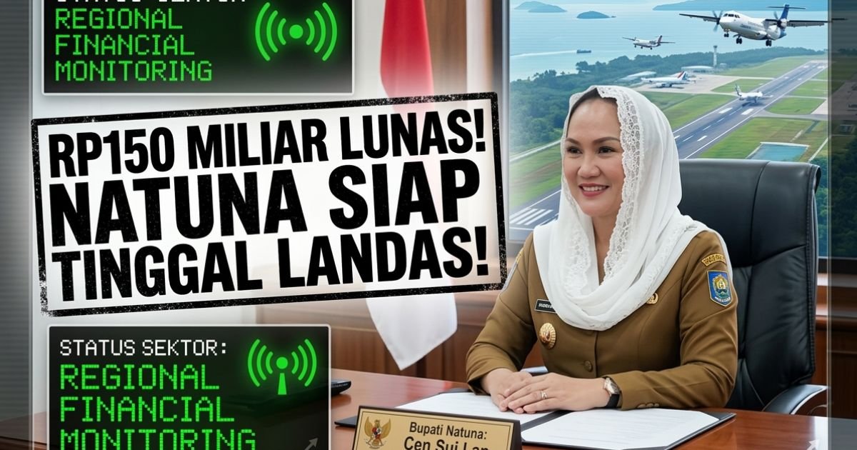 Evidence: NATUNA BERSIH-BERSIH UTANG! BUPATI CEN SUI LAN BAYAR RP150 MILIAR: RADAR INDOMOSAD: FISKAL PULIH, SIAP GEBRAK EKONOMI NON-MIGAS DI AMBANG LEBARAN 2026!