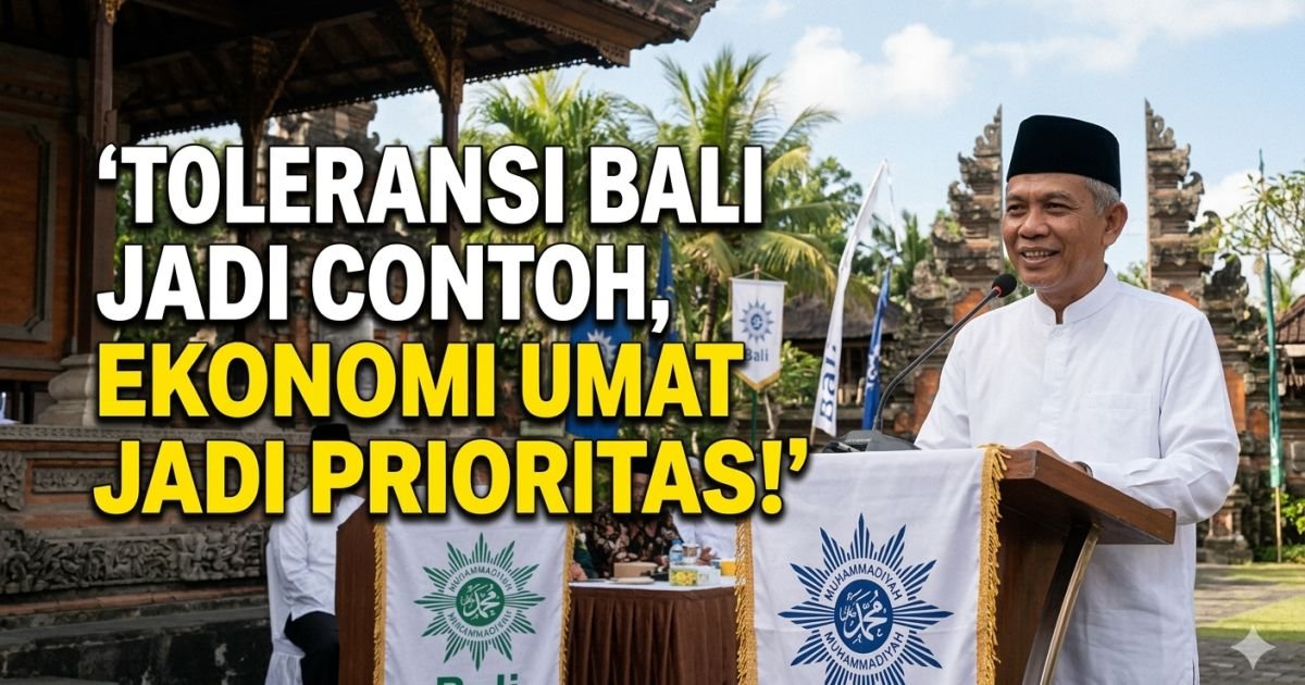 Evidence: IDULFITRI BARENG NYEPI! HAEDAR NASHIR PUJI TOLERANSI MUHAMMADIYAH BALI: RADAR INDOMOSAD: TAKBIRAN DI RUMAH DEMI HARMONI, TAPI EKONOMI UMAT MASIH JADI "PR" BERDARAH!