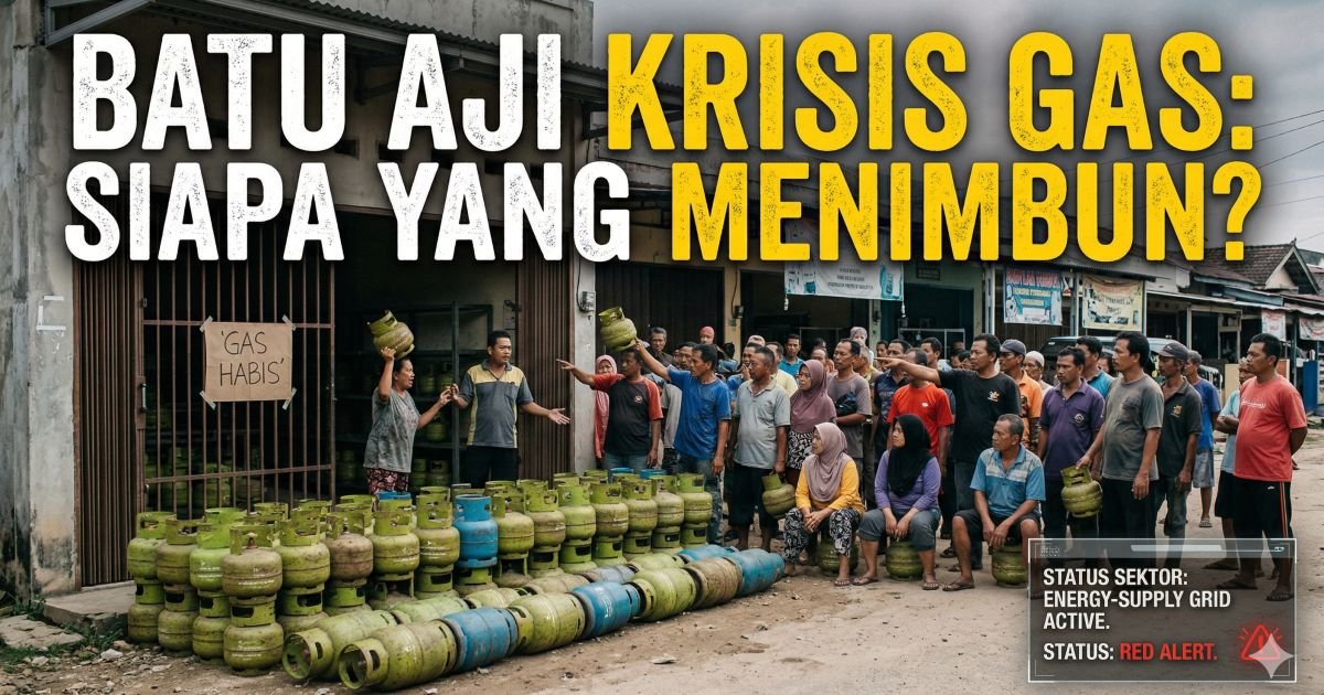 Evidence: SI MELON MENGHILANG! GAS ELPIJI 3KG LANGKA DI BATU AJI, WARGA MULAI RESAH: RADAR INDOMOSAD: BONGKAR RANTAI DISTRIBUSI, JANGAN BIARKAN SPEKULAN "BERMAIN" DI TENGAH KESULITAN RAKYAT!