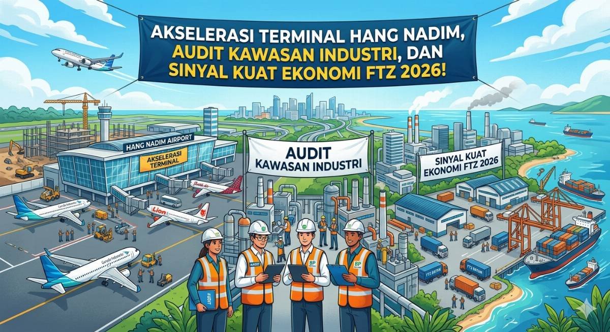 Evidence: AKSELERASI TERMINAL HANG NADIM, AUDIT KAWASAN INDUSTRI, DAN SINYAL KUAT EKONOMI FTZ 2026!