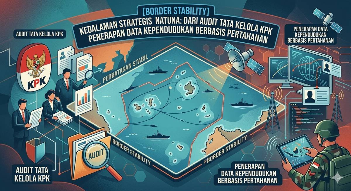 Evidence: KEDALAMAN STRATEGIS NATUNA: DARI AUDIT TATA KELOLA KPK HINGGA PENERAPAN DATA KEPENDUDUKAN BERBASIS PERTAHANAN