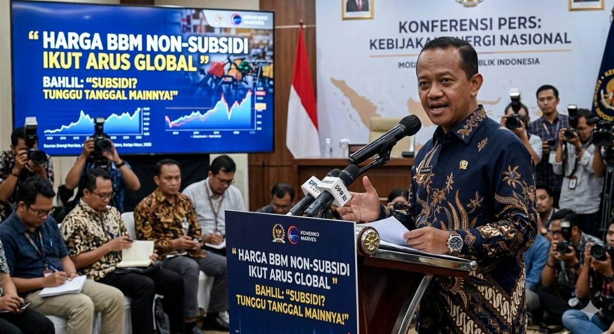 Evidence: HARGA BBM NON-SUBSIDI IKUT ARUS GLOBAL, BAHLIL: "SUBSIDI? TUNGGU TANGGAL MAINNYA!"