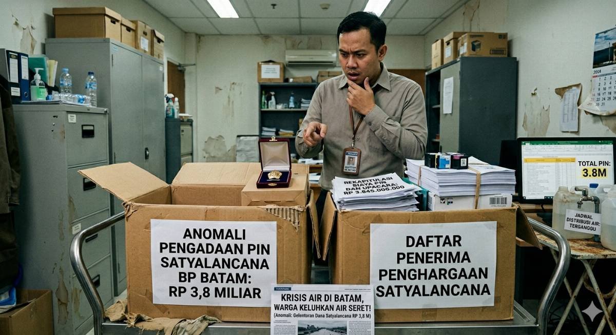 Evidence: BP BATAM GELONTORKAN RP 3,8 MILIAR UNTUK PIN SATYALANCANA: PENGHARGAAN SIMBOLIK DI TENGAH KRISIS AIR!