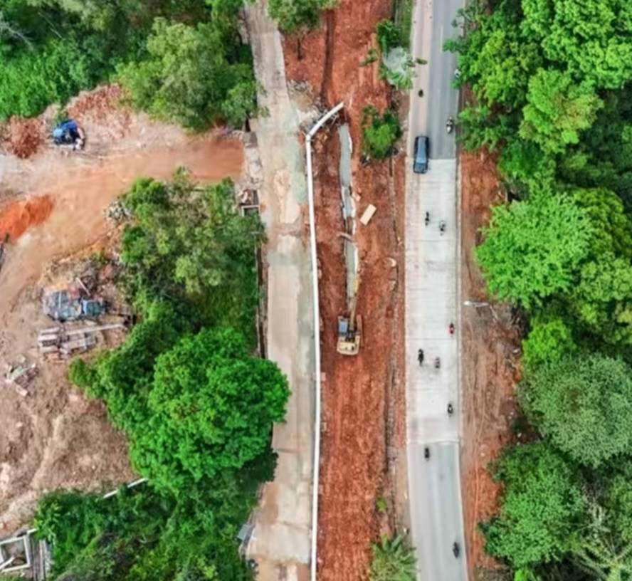 Evidence: AKHIRNYA TEMBUS! BP BATAM RAMPUNGKAN JALAN TANJAKAN VISTA, SOLUSI MACET "HOROR" BATAM CENTER - TIBAN.