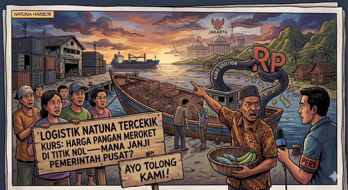 Evidence: LOGISTIK NATUNA TERCEKIK KURSS: HARGA PANGAN MEROKET DI TITIK NOL—MANA JANJI PEMERINTAH PUSAT?