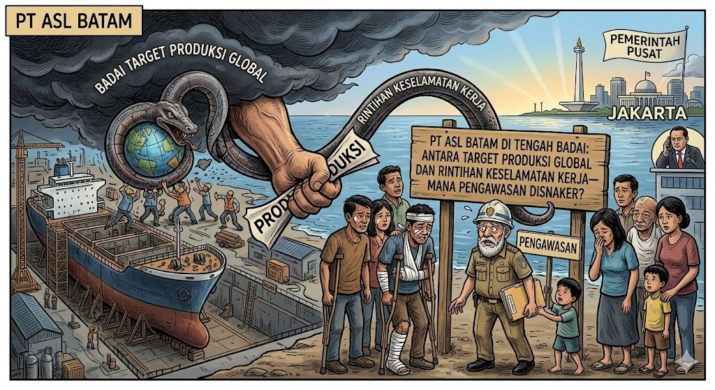 Evidence: PT ASL BATAM DI TENGAH BADAI: ANTARA TARGET PRODUKSI GLOBAL DAN RINTIHAN KESELAMATAN KERJA—MANA PENGAWASAN DISNAKER?